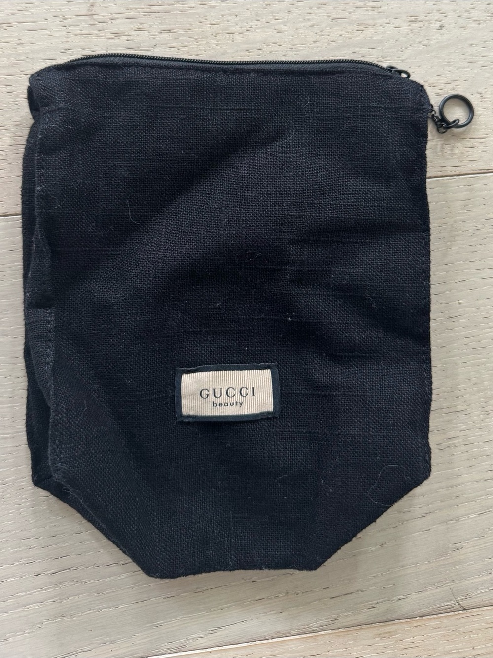 Gucci Beauty makeup bag zippered toiletries